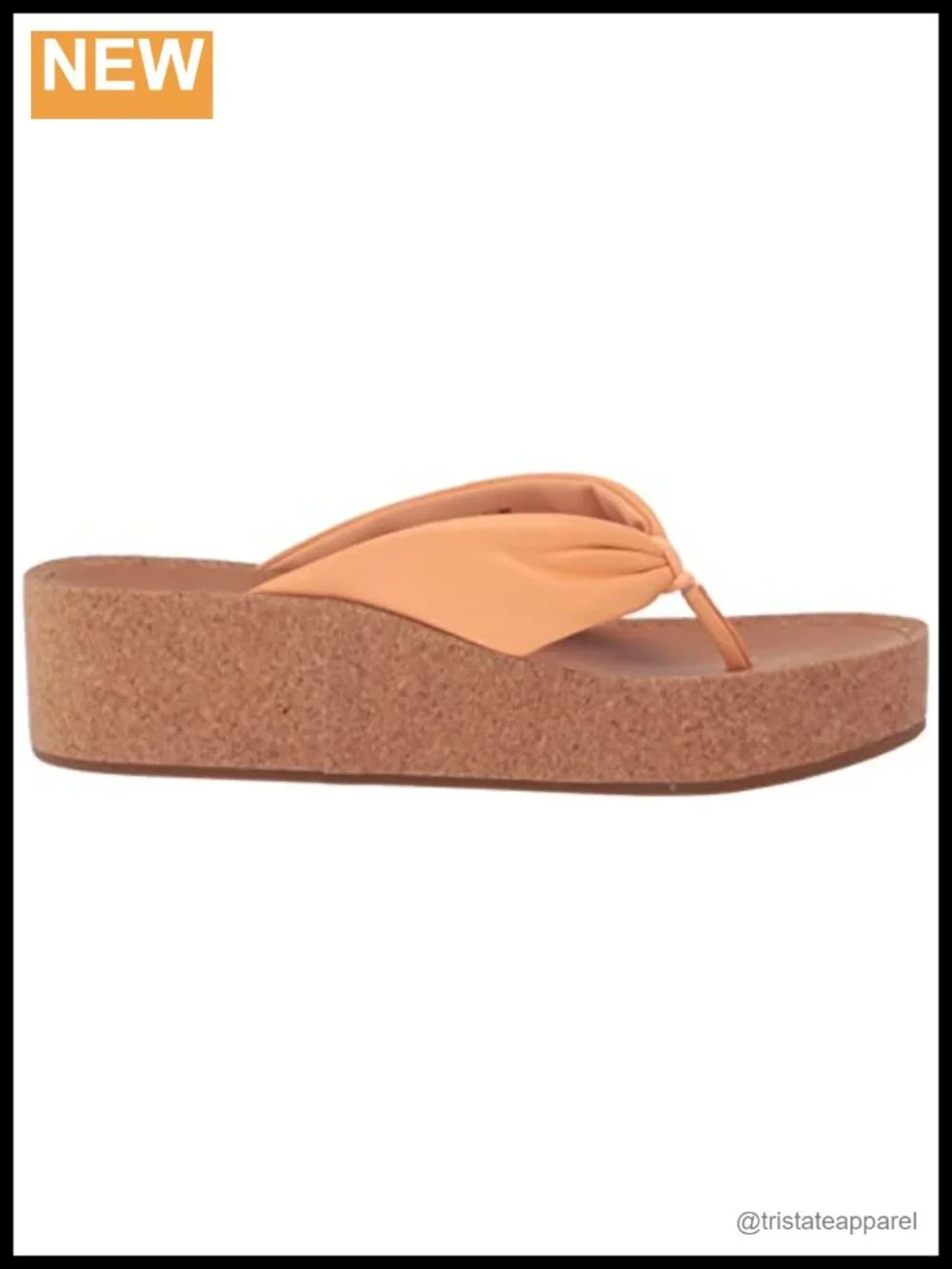 Lucky Brand Lellina Platform Wedge Sandal Leather Slip On